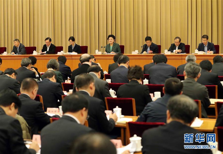 12月9日，中共中央政治局委員、國務院副總理劉延東在北京出席教育部直屬高校工作咨詢委員會第26次全體會議并講話。 新華社記者劉衛(wèi)兵攝
