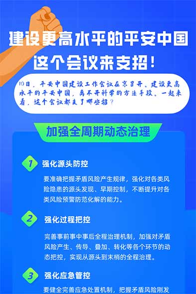 建設(shè)更高水平的平安中國(guó) 這個(gè)會(huì)議來(lái)支招！