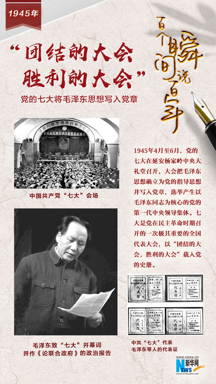 1945，“團(tuán)結(jié)的大會(huì)，勝利的大會(huì)”
