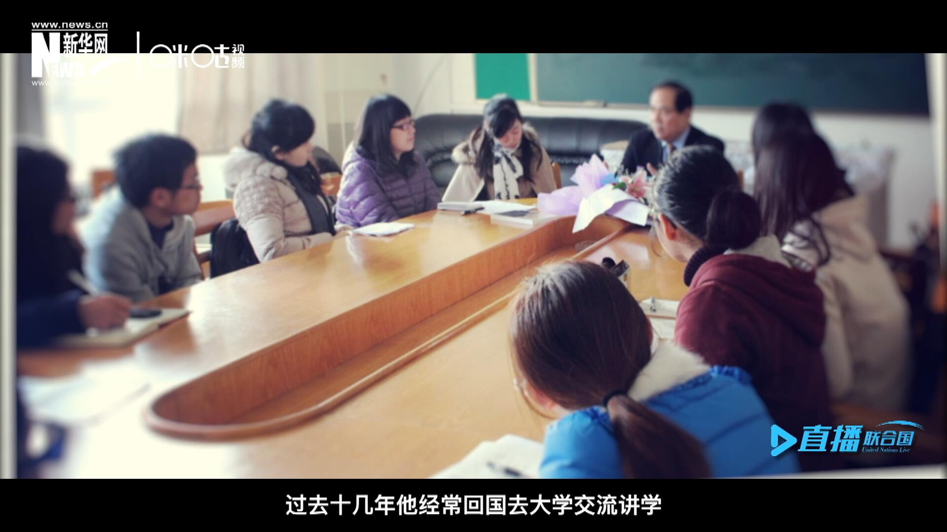 過去十幾年陳峰經(jīng)?；貒ゴ髮W(xué)交流講學(xué)，給年輕人分享他學(xué)習(xí)、工作和生活的故事。
