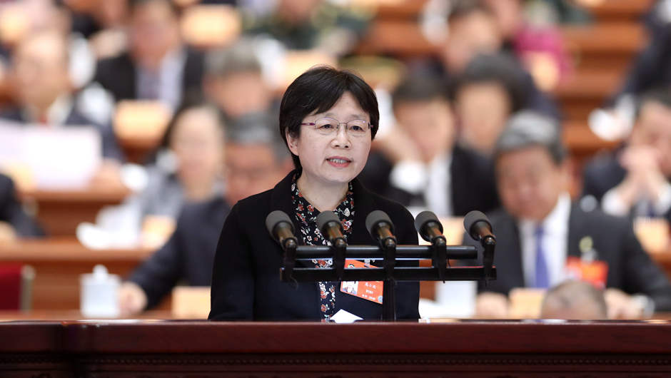 民革中央副主席、上海市委會主委，上海市人大常委會副主任 高小玫