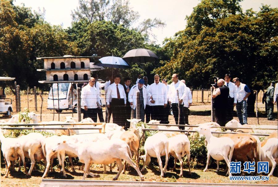 當(dāng)?shù)貢r間7月22日，國家主席習(xí)近平在哈瓦那親切探望古巴革命領(lǐng)袖菲德爾·卡斯特羅。 新華社發(fā)