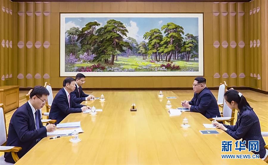 （新華網(wǎng)）金正恩會(huì)見中聯(lián)部部長(zhǎng)、中國(guó)藝術(shù)團(tuán)團(tuán)長(zhǎng)宋濤 