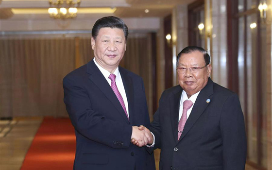 習(xí)近平再次會(huì)見(jiàn)老撾人民革命黨中央委員會(huì)總書記、國(guó)家主席本揚(yáng)