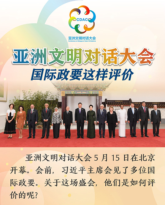 亞洲文明對話大會，國際政要這樣評價