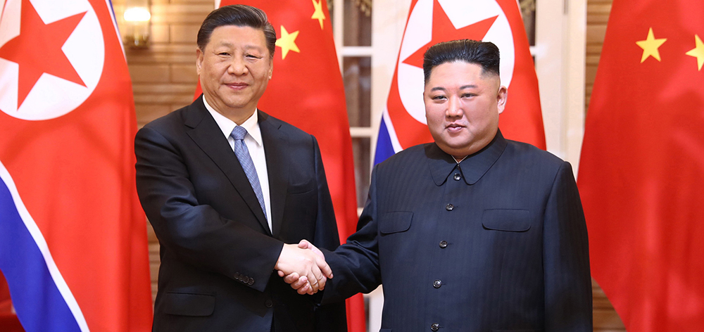 習(xí)近平同朝鮮勞動黨委員長、國務(wù)委員會委員長金正恩舉行會談