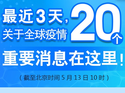 【圖解】最近3天，關(guān)于全球疫情20個(gè)重要消息在這里！