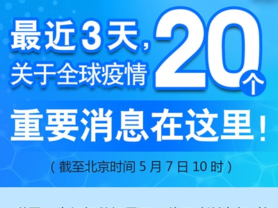 【圖解】最近3天，關(guān)于全球疫情20個(gè)重要消息在這里！
